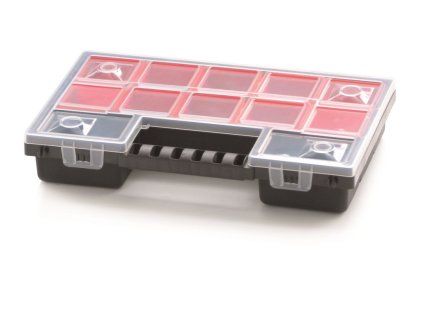 box organizér s krabičkami 28,7x18,6x5cm NORB KNO30205B-S429 čierny