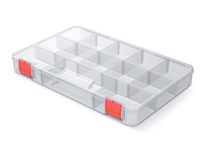 box organizér 35,5x23x4,1cm SQR BOX KSQ35254 transparentný Kistenberg