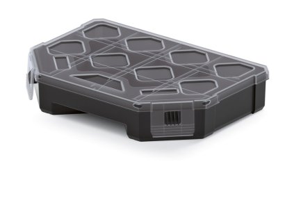 box organizér s priehradkami 28,4x24,3x4cm TAGER KTG30254-S429 čierny