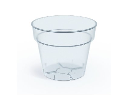 kvetináč 14,5cm PLANTI DMLR140-S429 transparentný plastový Prosperplast