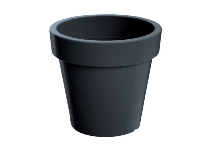 kvetináč 24,5cm LOFLY DLOF250-S433 antracit plastový Prosperplast