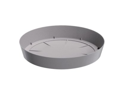 podložka pod kvetináč 30,5cm LOFLY PPLF305-405U sivá plastová Prosperplast