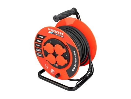 kábel predlžovací bubon vonkajší 3x1,5mm 25m 230V 3680W IP44 FESTA INDUSTRY