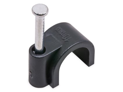 príchytka klincová pre kábel, 10mm, klinec 2x24mm KPK 700/10 B