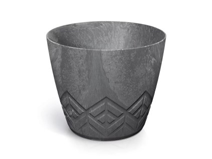 kvetinac areco beton effect 23 8 cm barva marengo