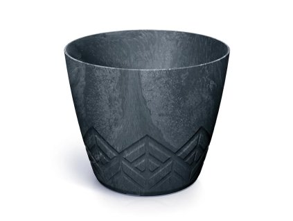 kvetinac areco beton effect 23 8 cm barva antracit