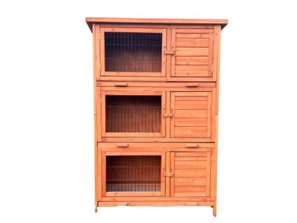 Králikáreň drevená MacHook 3 98x51,5x145cm