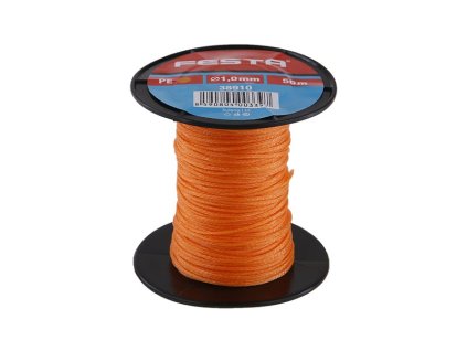 šnúrka murárska 50m 1mm oranžová