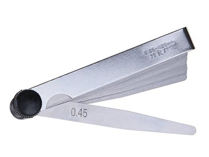 mierky špárové 0,05-1mm 20 listov