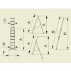 Rebrík dvoj.univ.s úpravou na schody 2x11-3,15/5,13m Alve EUROSTYL 7711