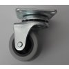 Koliesko nábytkové priemer 40mm otočné pogumované bez brzdy