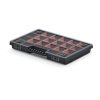 box organizér 290x195x35mm NOR KNO30204-S429 čierny plastový Kistenberg