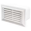 mriežka plochá plastová 136x81mm pre potrubie 55x110mm