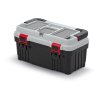 Box s kovovým držadlom 47x25,6x23,8cm OPTIMA KOPA5025-4C čierny-sivý