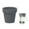 kvetináč s kolieskami 58,2cm LOFLY DLOF600-405U sivý plastový Prosperplast