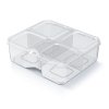 Box organizér 15,6x14x5cm SQR KSQ15155-S429 transparentný plastový