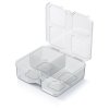 Box organizér 15,6x14x5cm SQR KSQ15155-S429 transparentný plastový