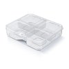 Box organizér 15,6x14x3,5cm SQR KSQ15154-S429 transparentný plastový