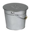 Nádoba na popol oválna 15l pozinkovaná vedro