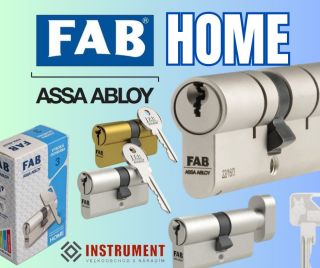 🔐🔑Cylindrické vložky série FAB HOME jsou určeny pro dveře, které vyžadují trvale vysokou úroveň zabezpečení. Jsou vhodné...