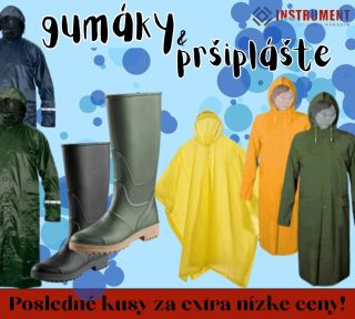 ‼️POSLEDNÉ KUSY SKLADOM‼️ Chráňte sa spoľahlivými pršiplášťami a nepremokavou obuvou. Buďte pripravení, zostaňte v suchu a...