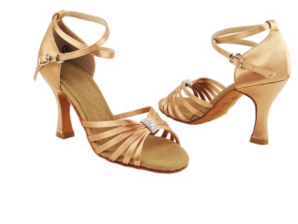 S92311 Tan Satin Vegan 1
