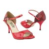 VFTango 001 Red Patent Red Snake 1
