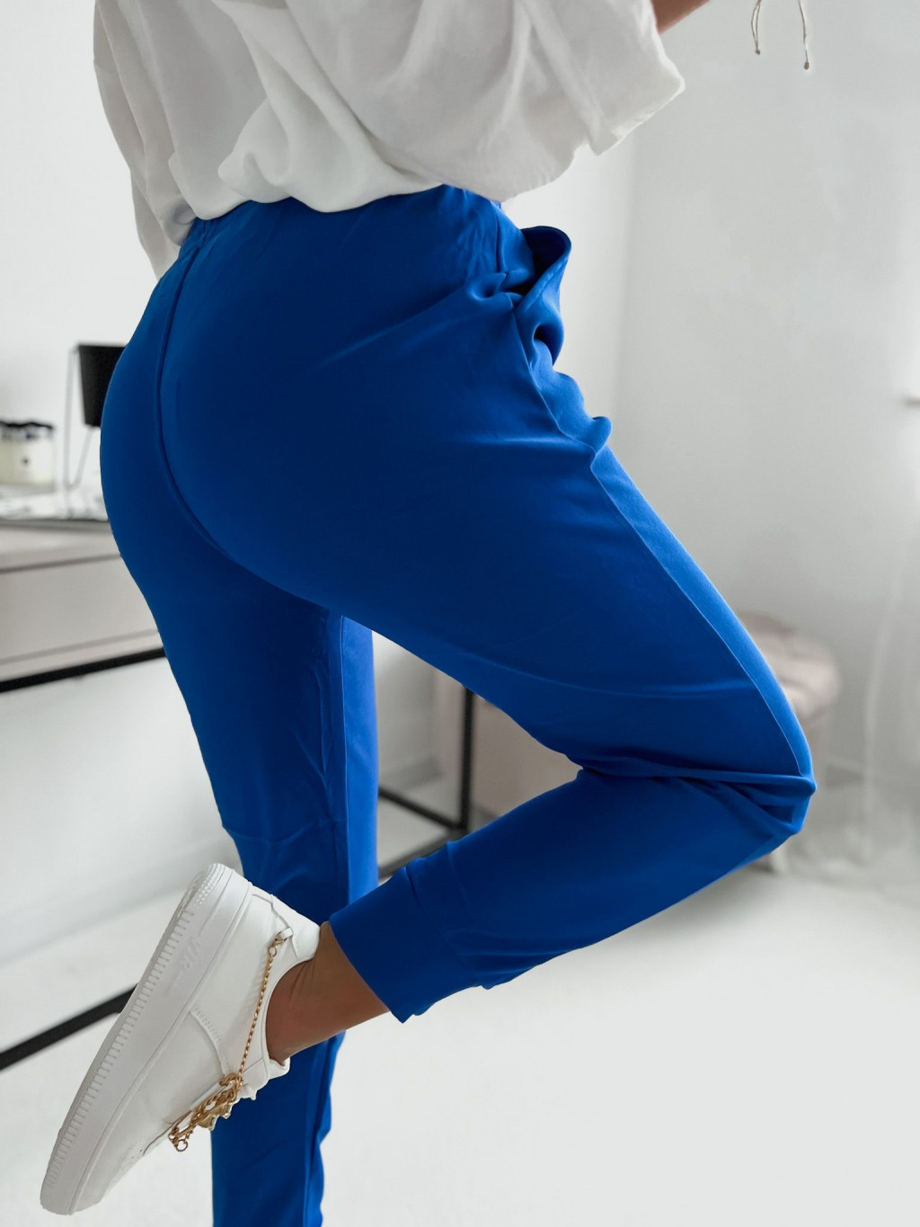 Dámske elastické nohavice Style - kráľovsky modré - InStyle shop s.r.o.