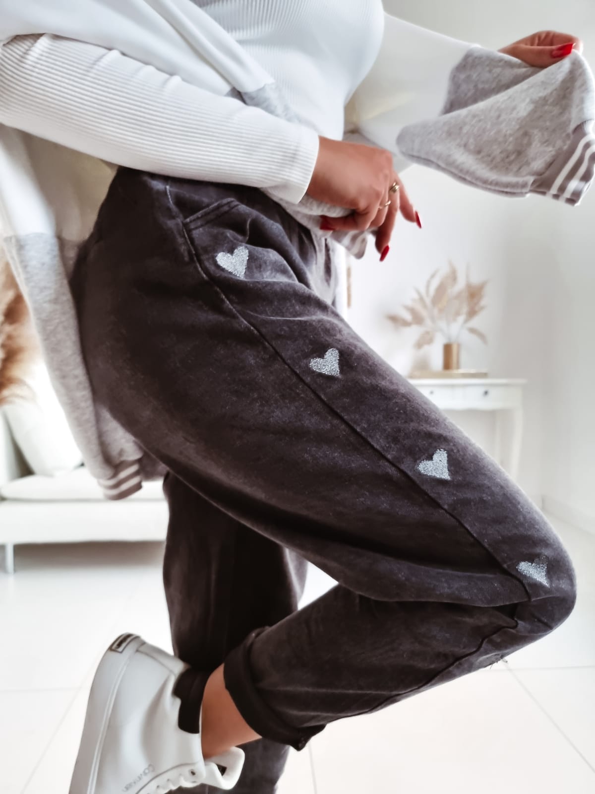 Mom fit jeans HM80221 – čierne Veľkosť: S