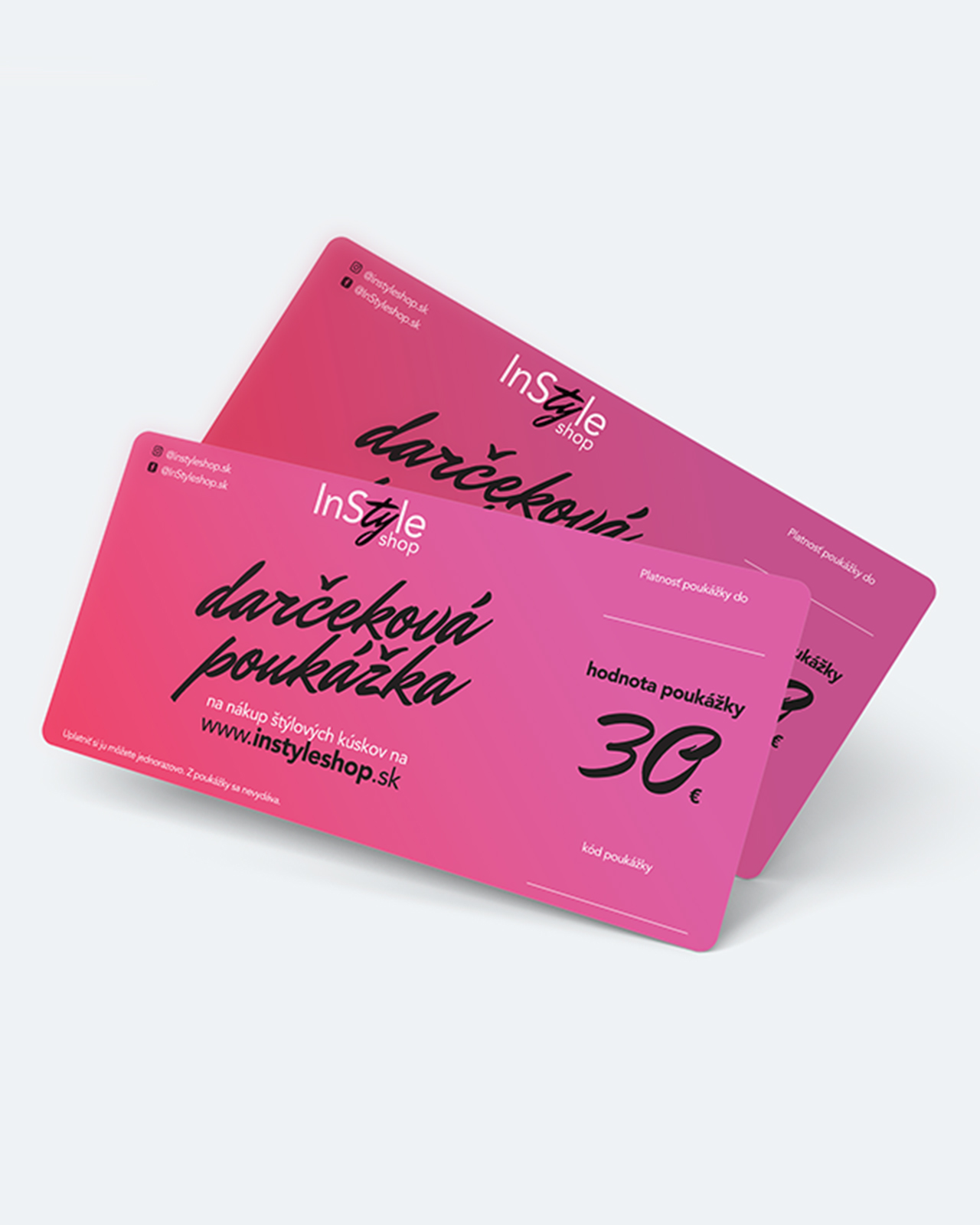 Darčeková poukážka v hodnote 100 EUR