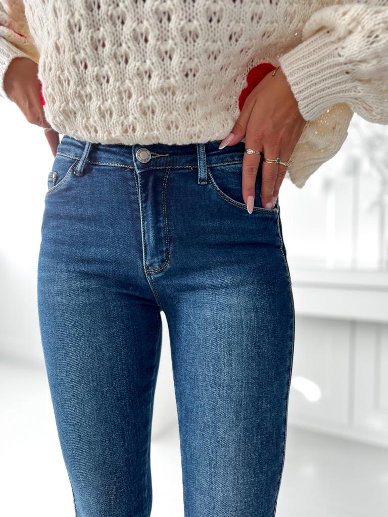 Elastické Push up rifle M.Sara -tmavo modré Veľkosť: 31