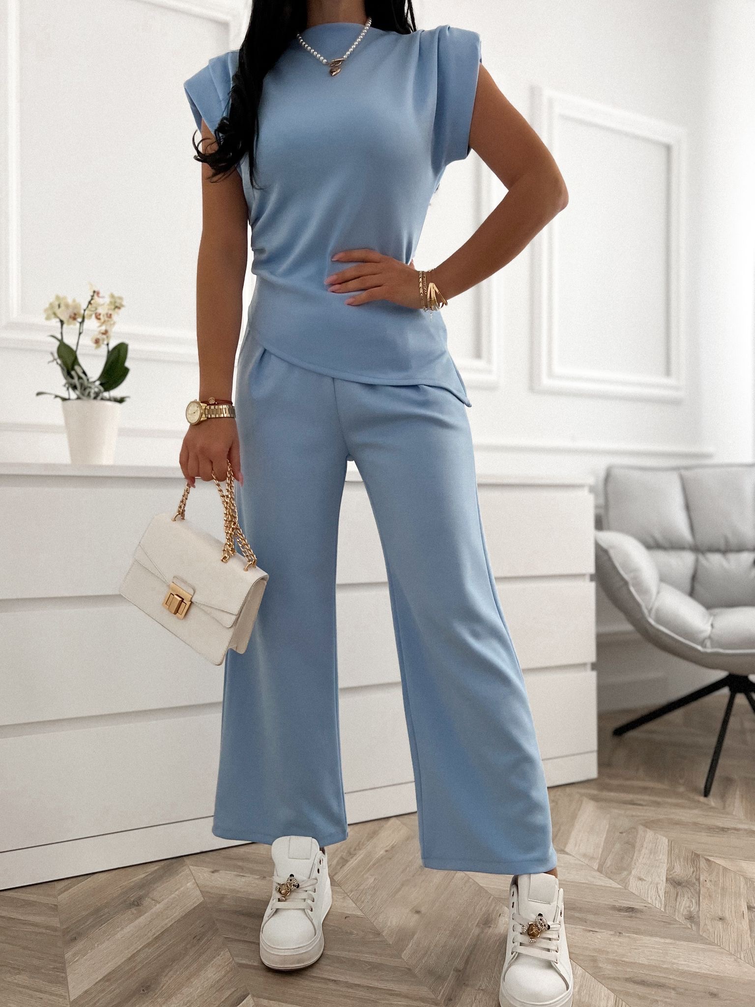 Nohavicový komplet Torry – modrý Veľkosť: Univerzálna