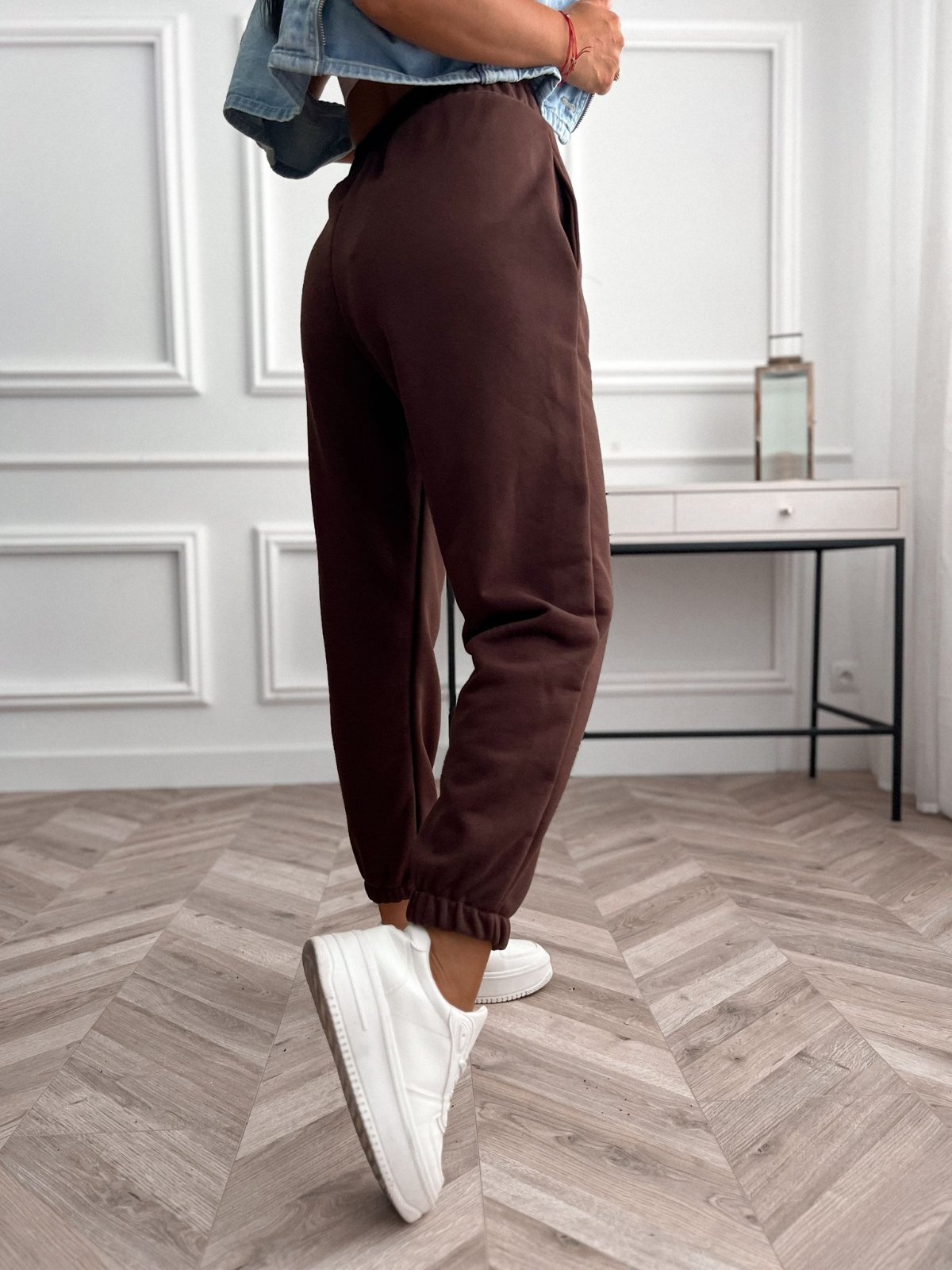 Dámske tepláky Ollie – hnedé Veľkosť: Univerzálna