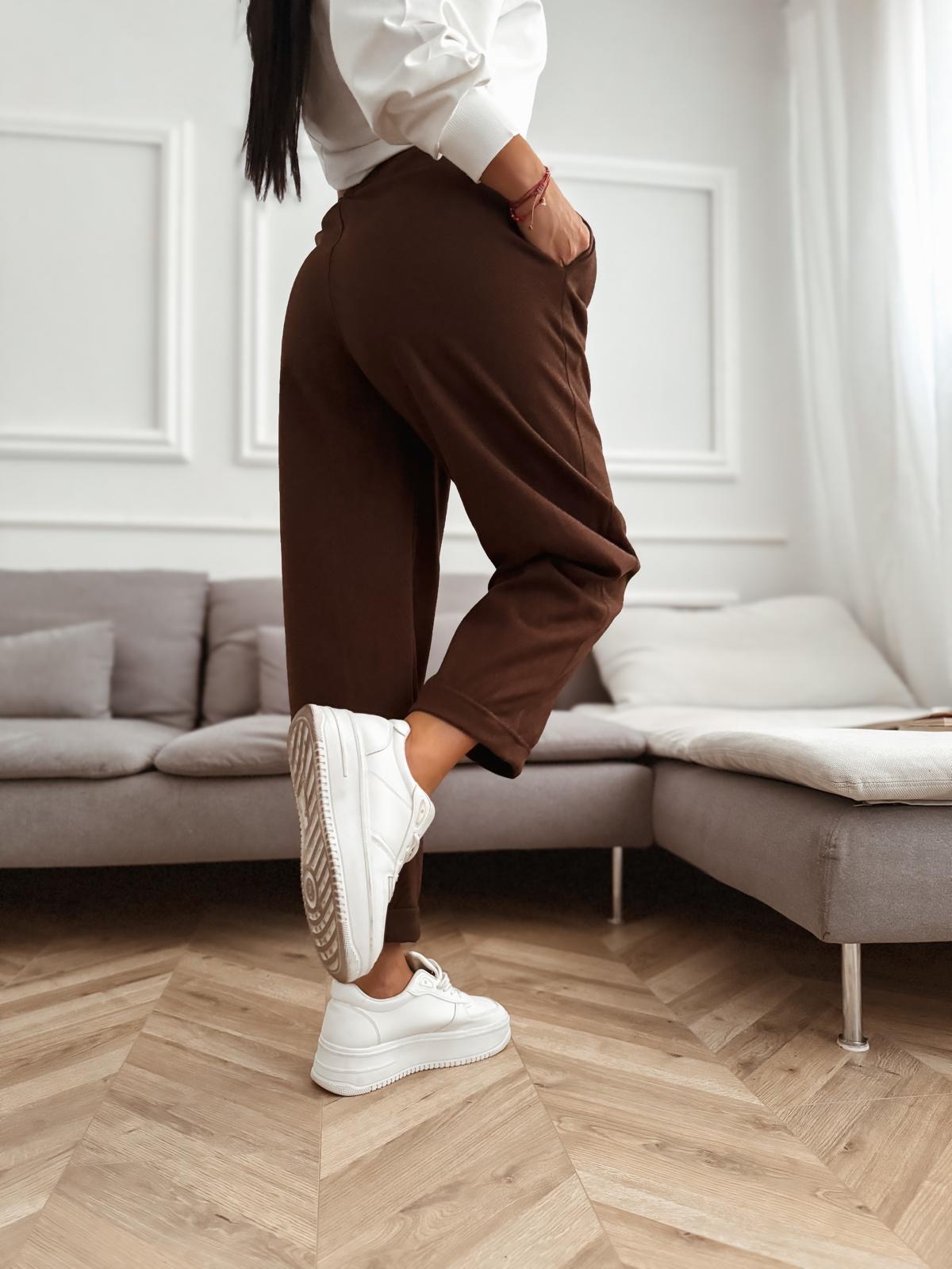 Barrel nohavice Rea – hnedé Veľkosť: Univerzálna