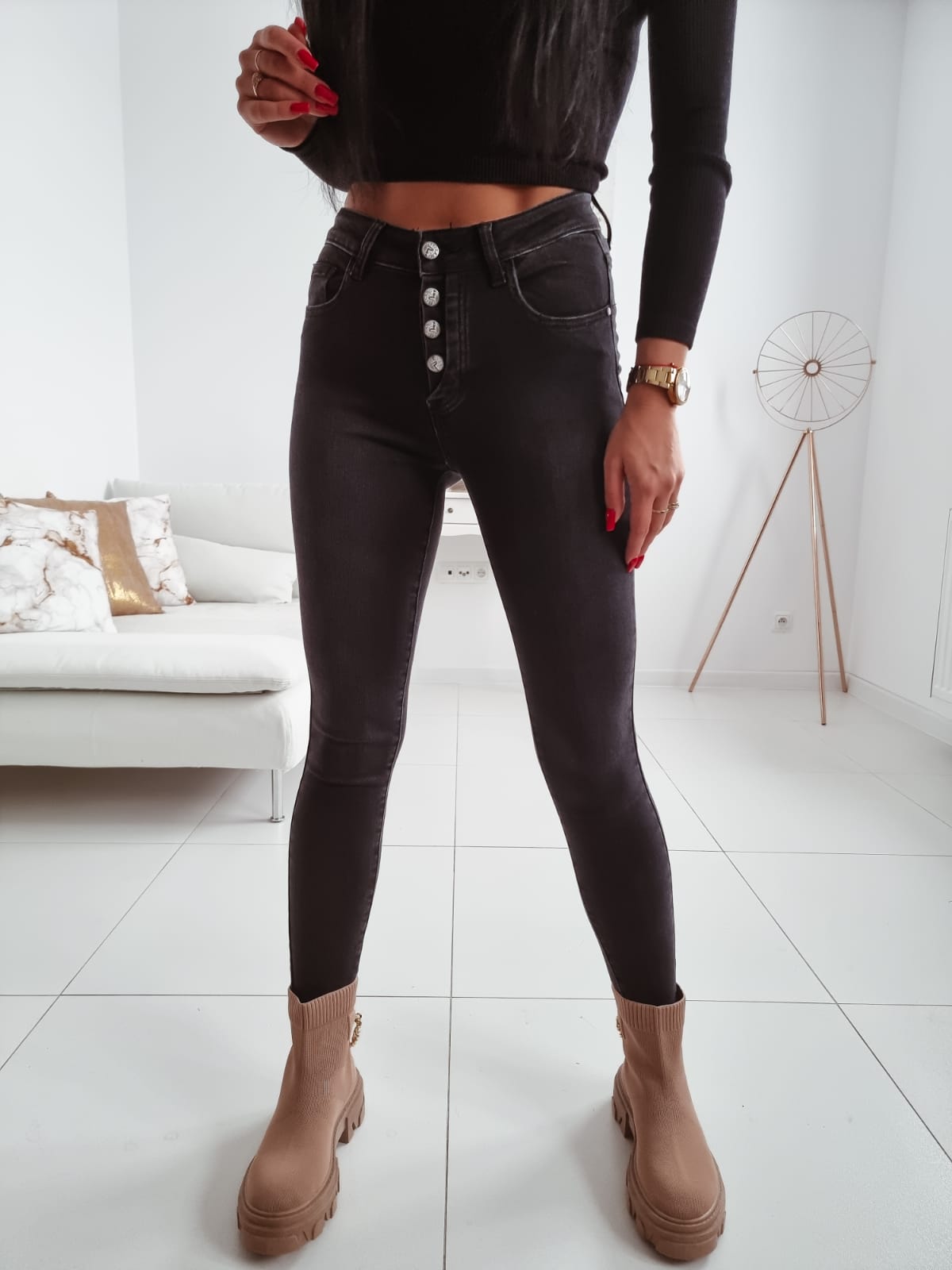 Dámske rifle Trang E226 – čierne Veľkosť: XS