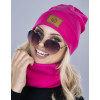 Dámsky set Paula - čiapka a šál - ružový magenta1