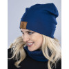 Dámsky set Carla - čiapka a šál - tmavomodrý1