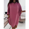 Oversize šaty Melissa - ružové1