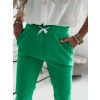 Dámske elastické nohavice Style - zelené2