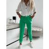 Dámske elastické nohavice Style - zelené