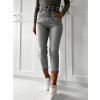 Elastické boyfriend jeans M.Sara - sivé