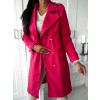 Dámsky prechodný kabát Valentinna - ružový magenta1