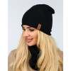 Dámsky set Lara Style - čiapka a šál - čierny1