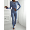 Legínový Push up komplet Missy - modrý1