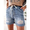 Dámske rifľové kraťasy HS5238 - modré