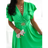 Voľné šaty Enis - zelené