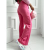Dámske teplákové nohavice Daphne - ružové1