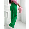 Dámske teplákové nohavice Daphne - zelené1