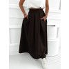 Maxi dlhá sukňa Hazel - čierna