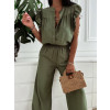 Nohavicový komplet Tamires - zelený